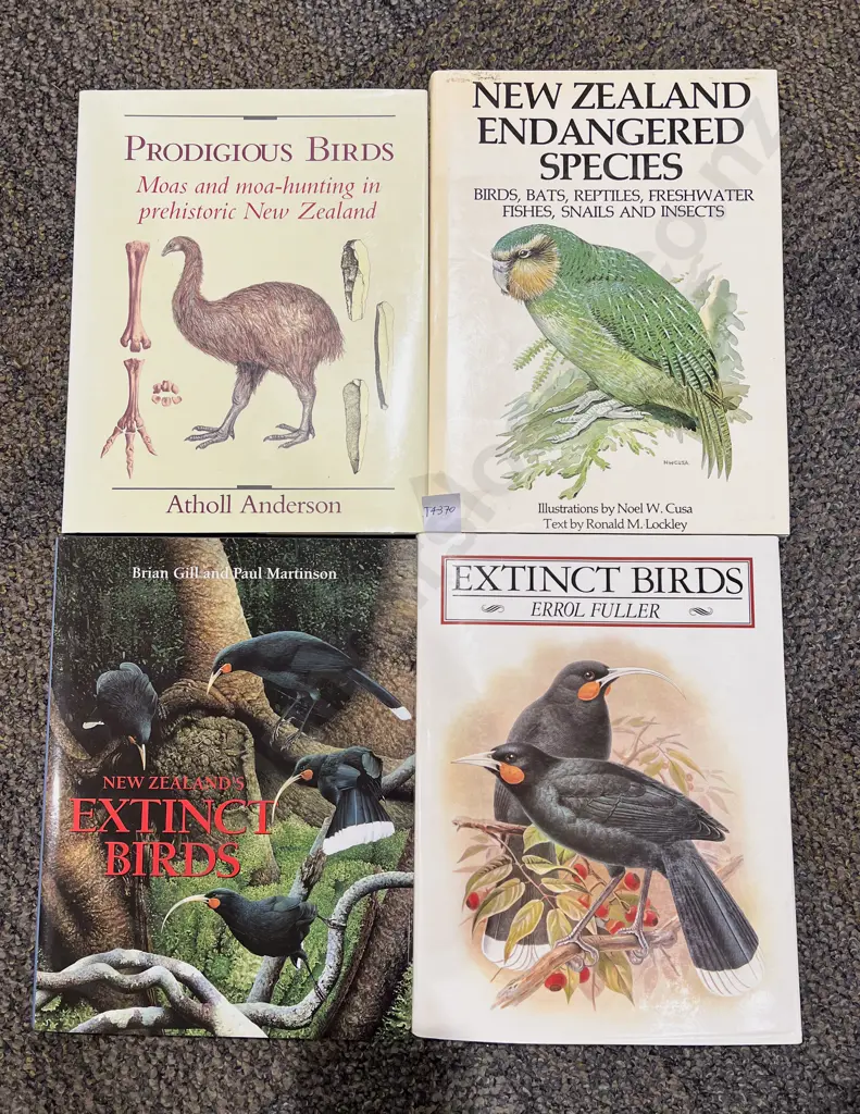 Four Vintage Ornithological Reference Books Image 1++