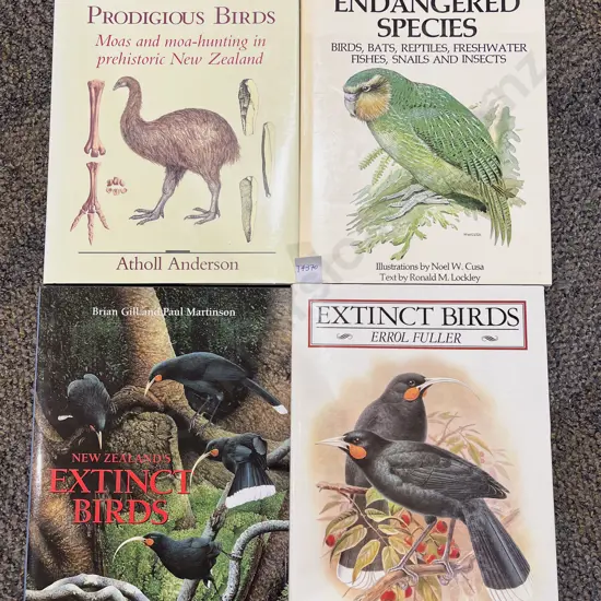 Four Vintage Ornithological Reference Books
