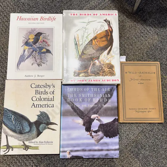 Five Assorted Ornithological Reference Books