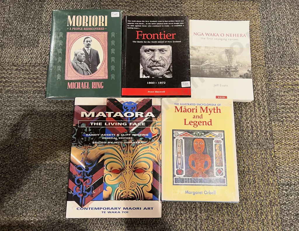 Five Assorted Maori & Early NZ Reference Books Image 1++