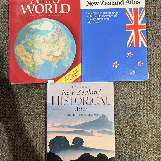 Three Assorted Atlases
