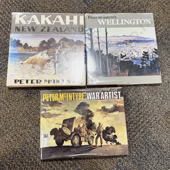 Three Peter McIntyre Books