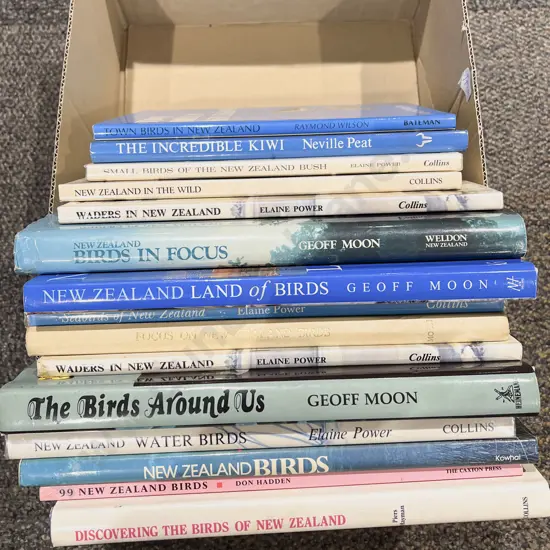 Box of Assorted Ornithological Reference Books
