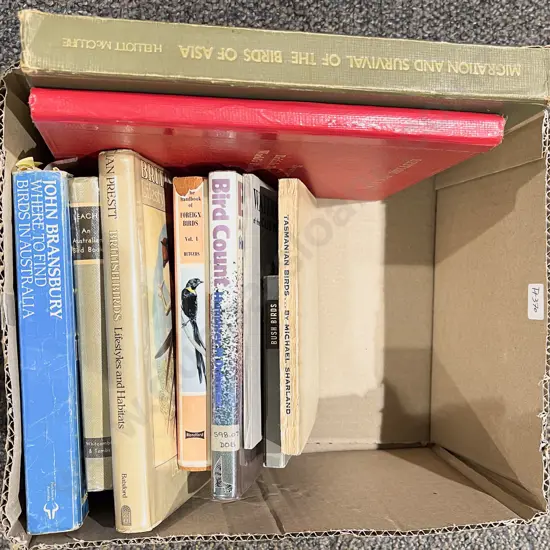 Box of Assorted Ornithological Reference Books