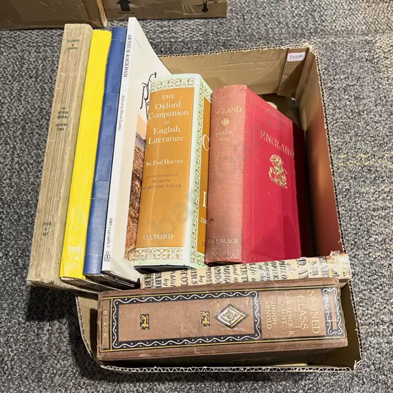 Box of Assorted Books