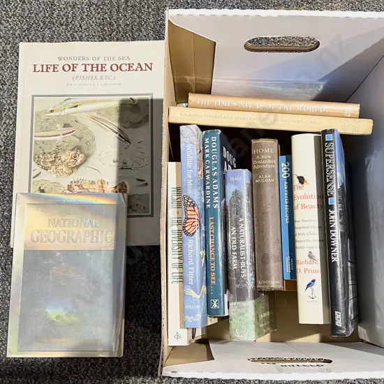 Box of Assorted Books