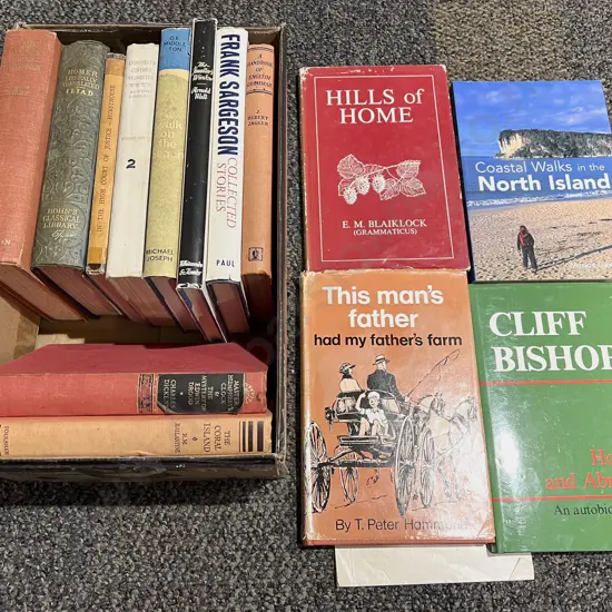 Box of Assorted Books