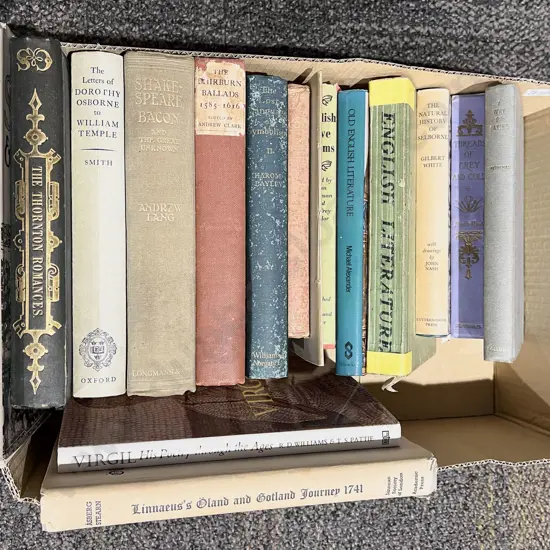 Box of Assorted Books