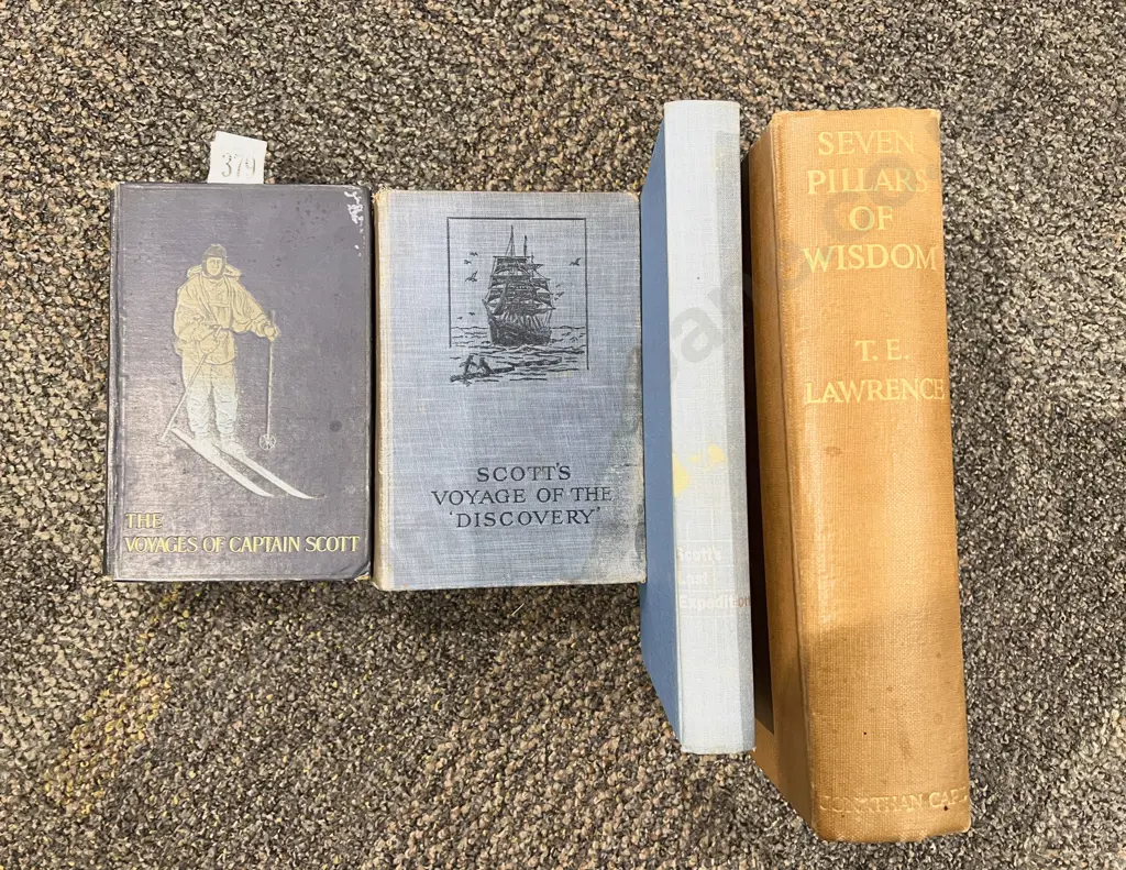 Seven Pillars of Wisdom by T.E. Lawrence & Three Assorted Expedition References Image 1++