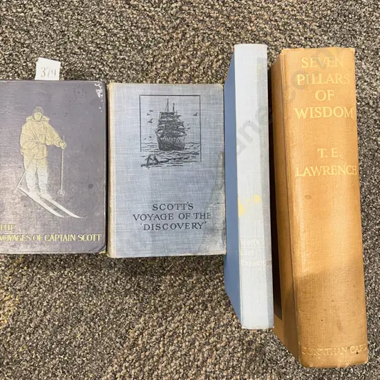 Seven Pillars of Wisdom by T.E. Lawrence & Three Assorted Expedition References