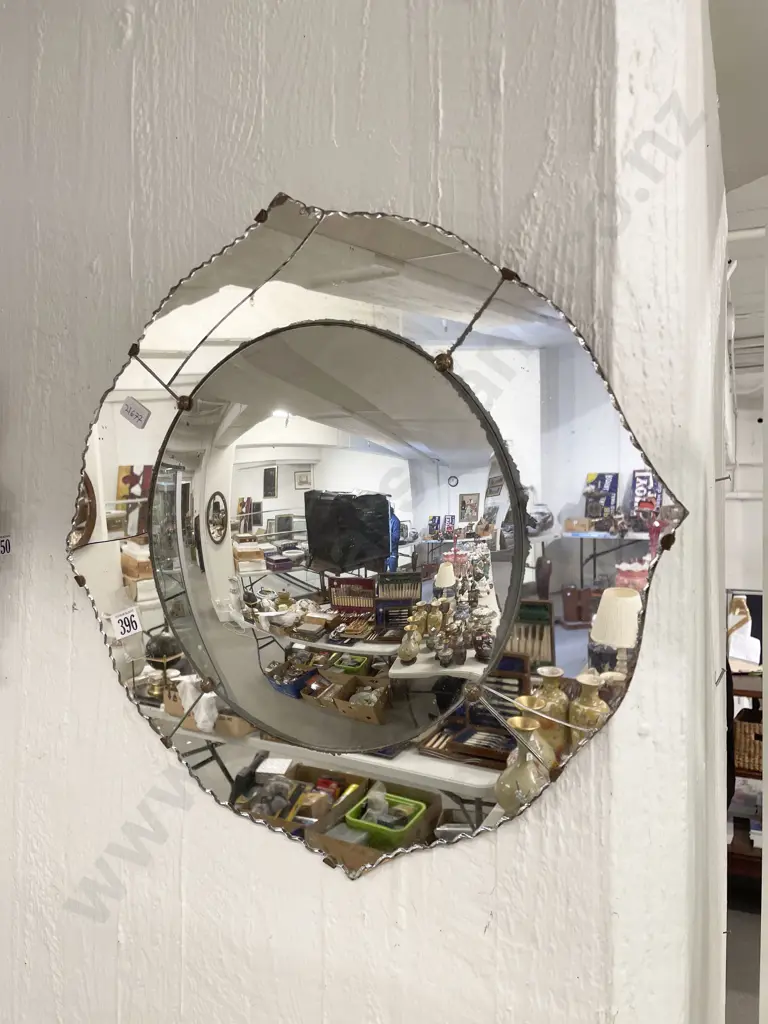 Convex Bevelled Wall Mirror (Faults) Image 1++