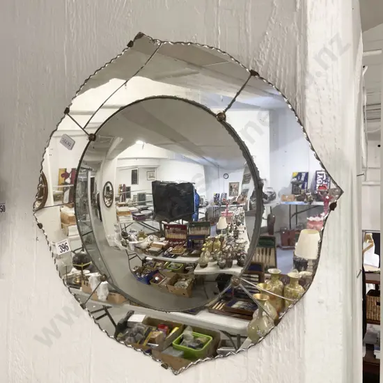 Convex Bevelled Wall Mirror (Faults)