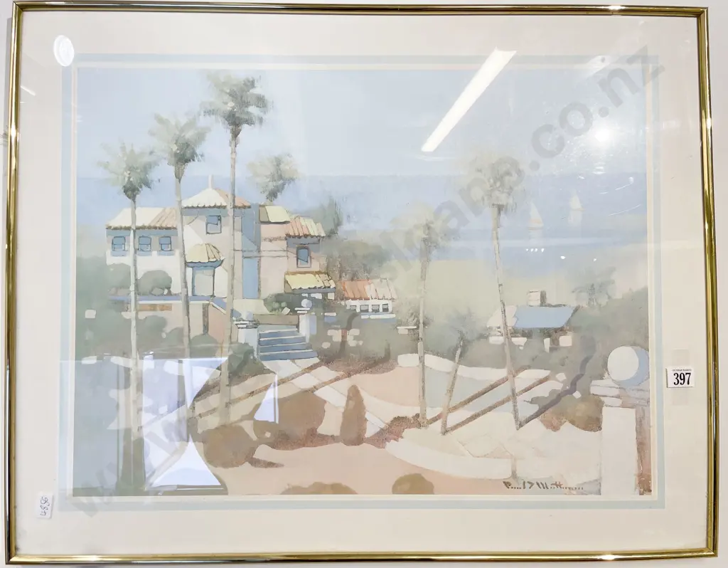 Mediterranean Seaside Print Image 1++