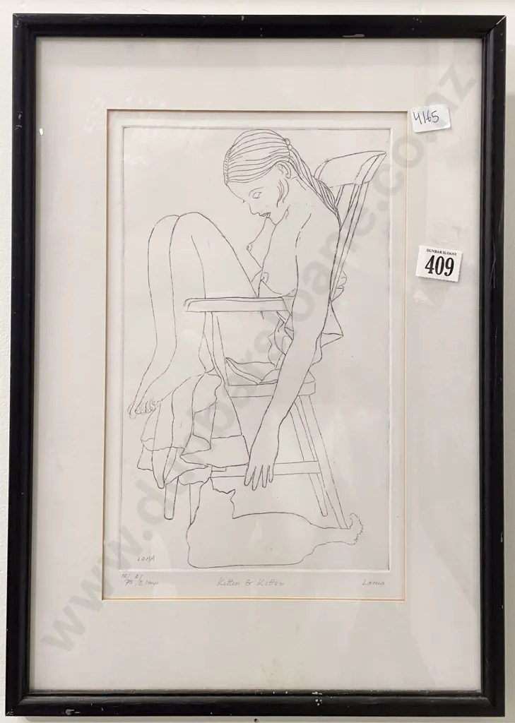 Signed Loma - "Kitten & Kitten" - Ltd Edition 18/75 Image 1++