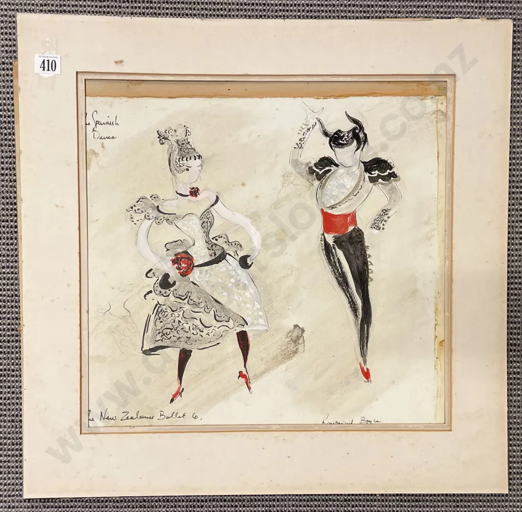 Raymond Boyce - "The Spanish Dance from the Nutcracker" - Watercolour (Unframed) Image 1++