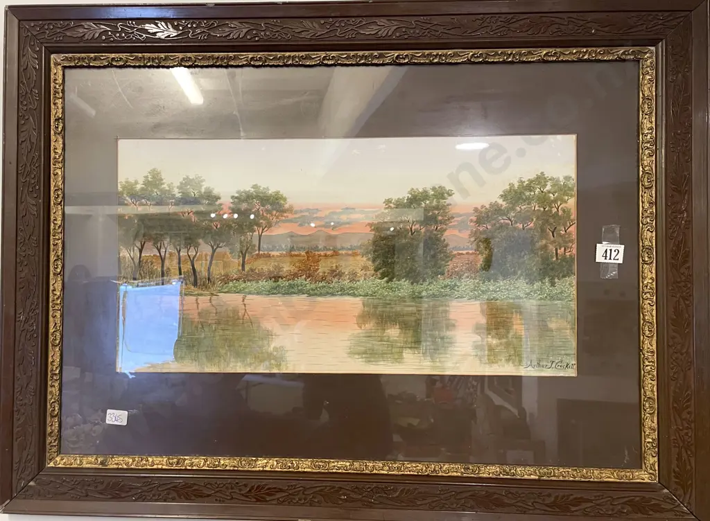 Arthur J. Crockett - Watercolour Landscape Image 1++