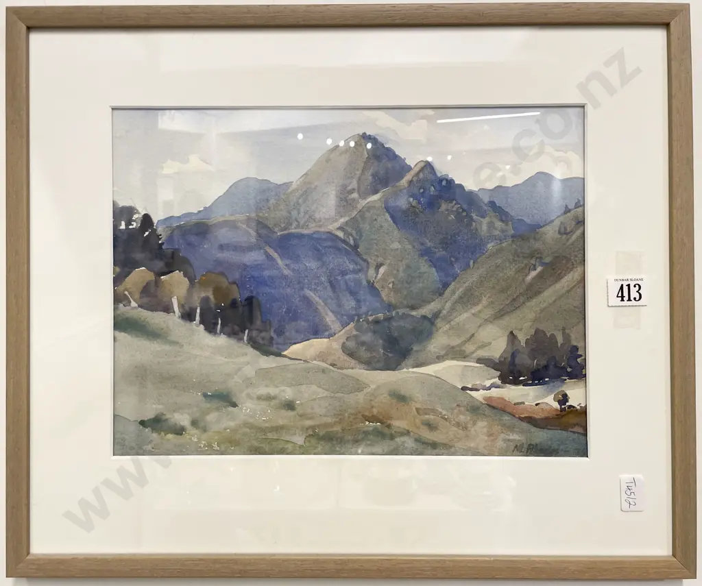 M. Rhodes - "Rai Valley" - Watercolour Image 1++