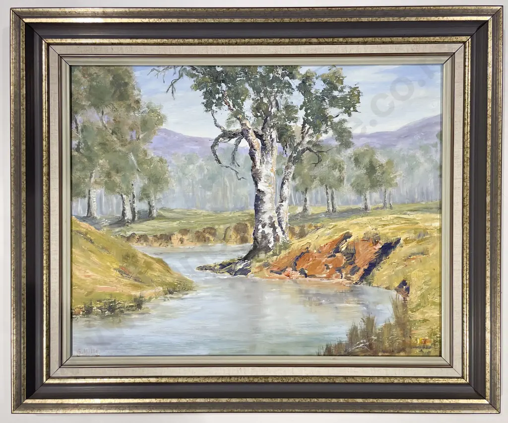 J. R. Gozema - "Bush Fantasy" together with G. Mills Oil Work Image 1++