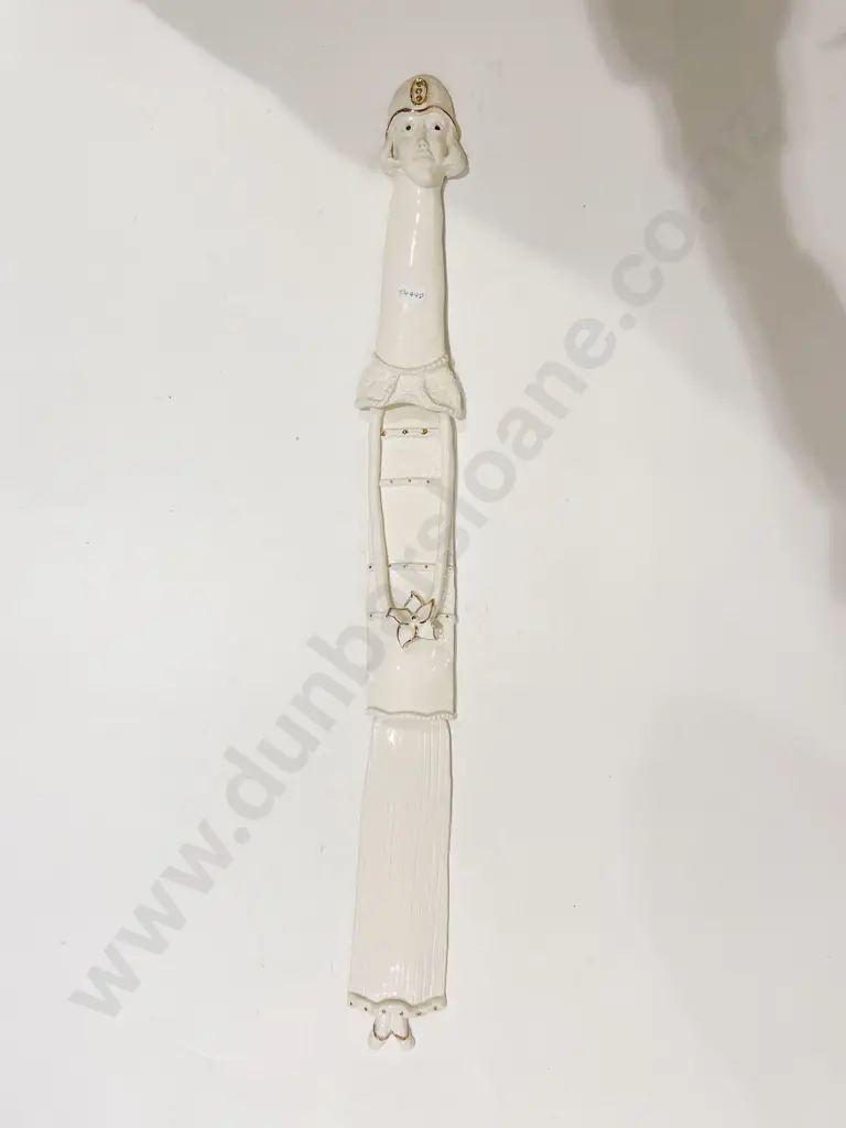 Jocelyn Hendry - "No. 1" - Glazed Sectional Figural Pottery Wall Hanging Image 1++