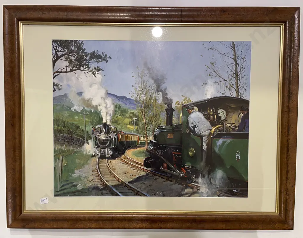 Four Assorted Train Theme Prints Image 1++