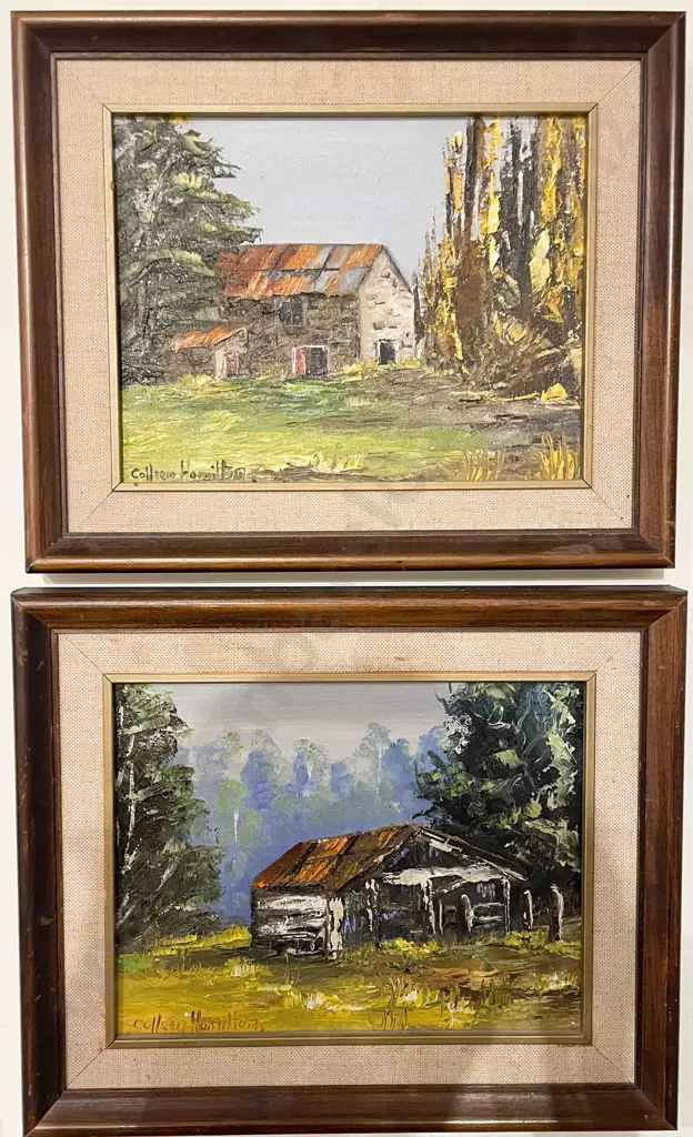 Two Oil Works by Colleen Hamilton Image 1++