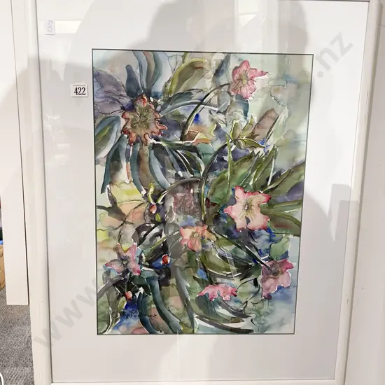 Cathy Pentecost - Floral Still Life - Watercolour