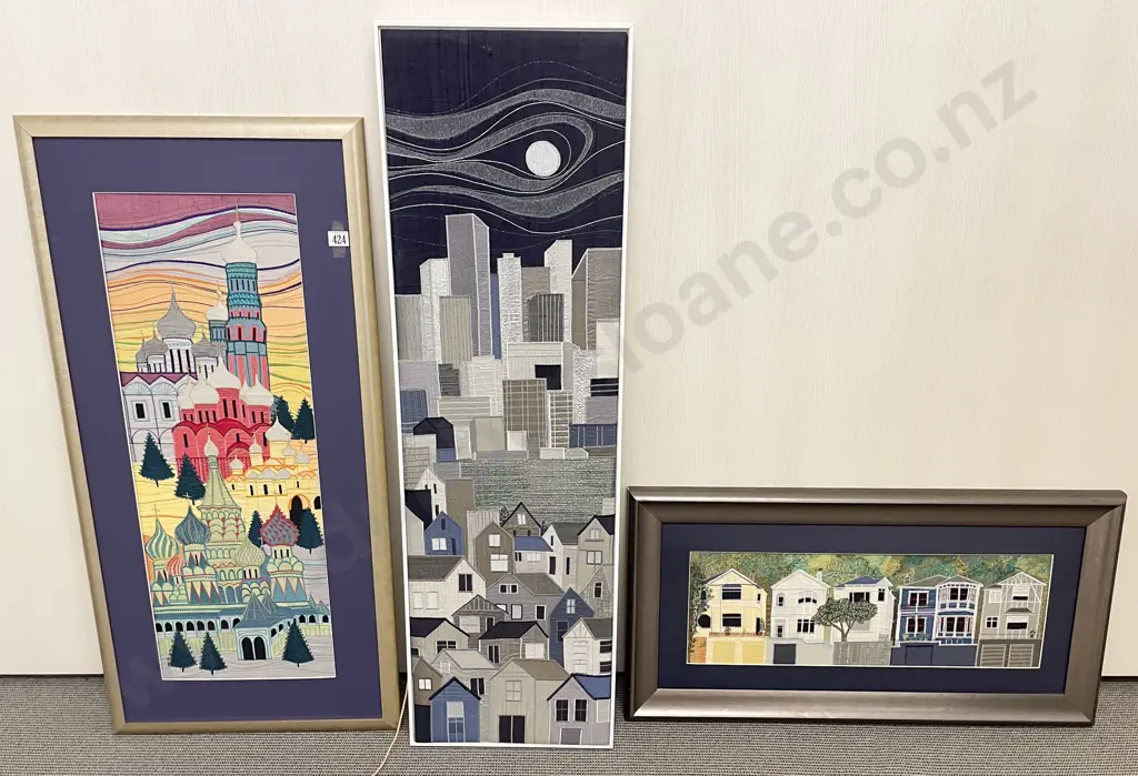 Three Textile Works by Beverley McNeill Image 1++