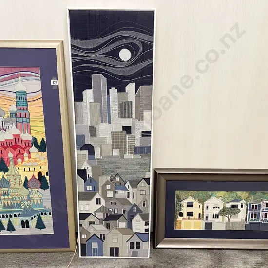 Three Textile Works by Beverley McNeill