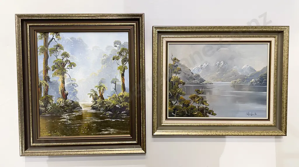 Two Oil Works by Colleen Hamilton Image 1++