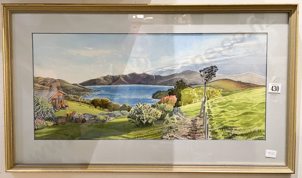 J. Cooke - Hilltop View - Watercolour Image 1++