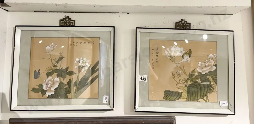 Two Chinese Floral Studies Image 1++