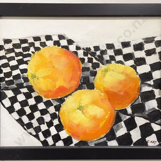 Elizabeth Kay - "Oranges" - Oil on Board