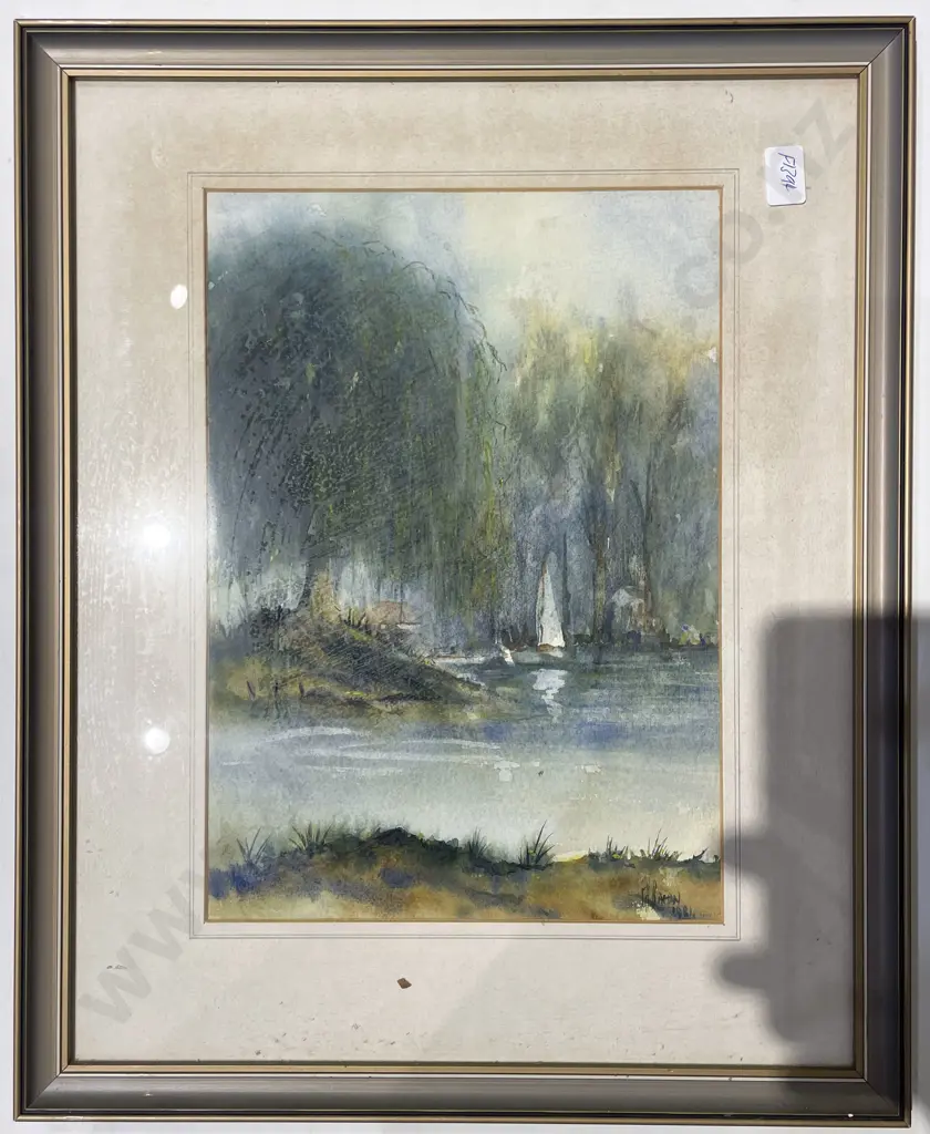 D. Bidcake - "Mr Aranui" - Mixed Media together with F. H. Bacon Watercolour Image 1++