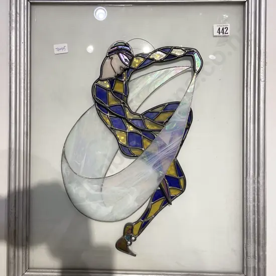 Unknown Artist - Three Dimension Stained Glass Figural Study (Faults)