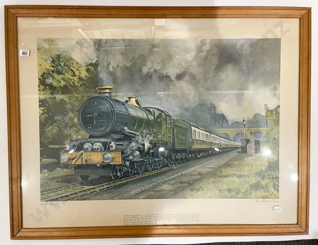 Five Assorted Train Themed Prints Image 1++