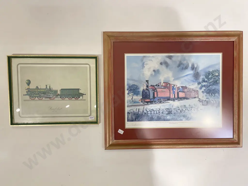 Five Assorted Train Themed Prints Image 1++