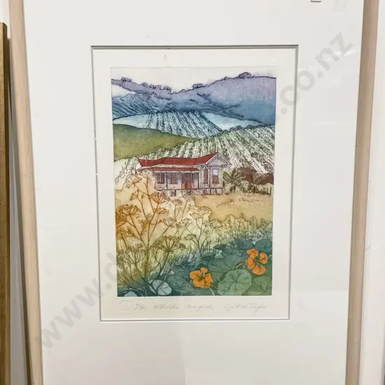 Cynthia Taylor - "Hillside Vineyard" - Ltd Ed Print 6/80