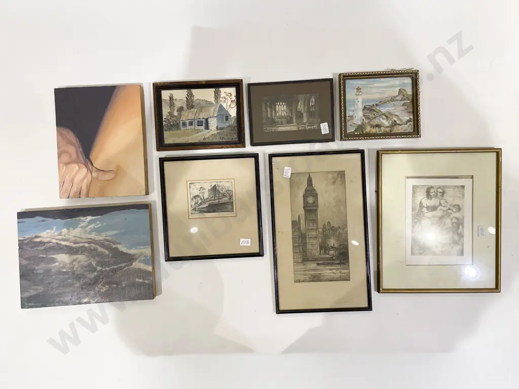 Box of Assorted Artworks Image 1++