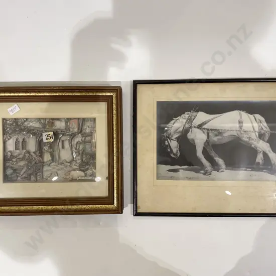 Box of Assorted Artworks