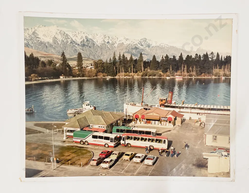 Original NZR Photograph of 1970's Queenstown (Unframed) Image 1++