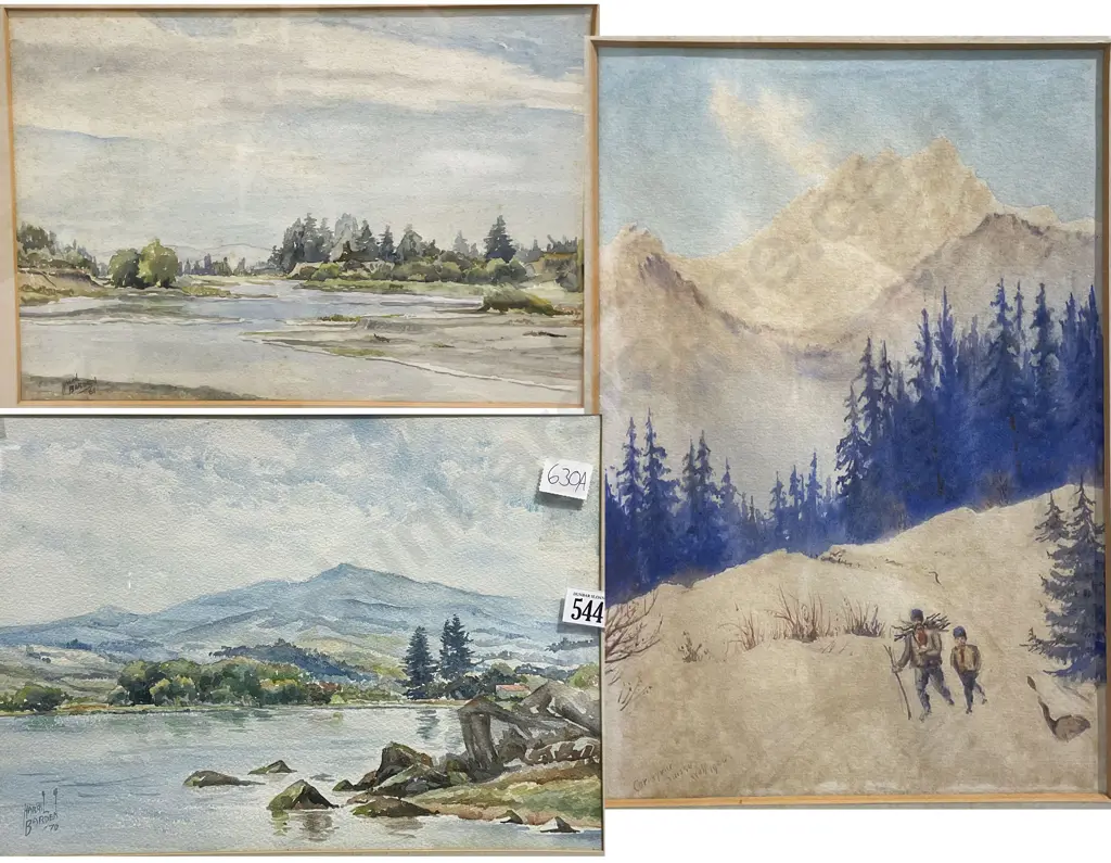 Three Assorted Watercolours Image 1++