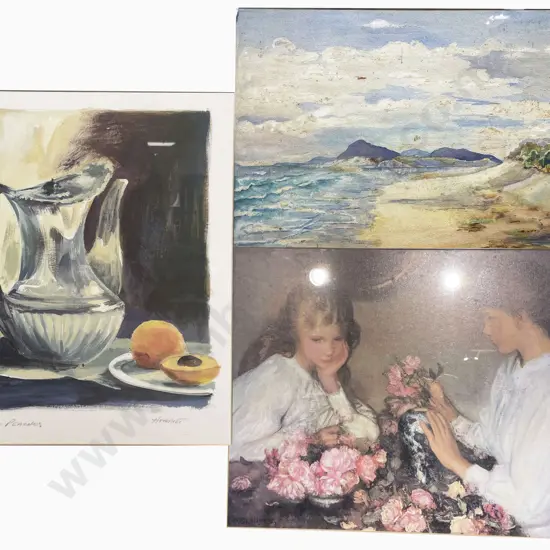 Three Assorted Framed Works