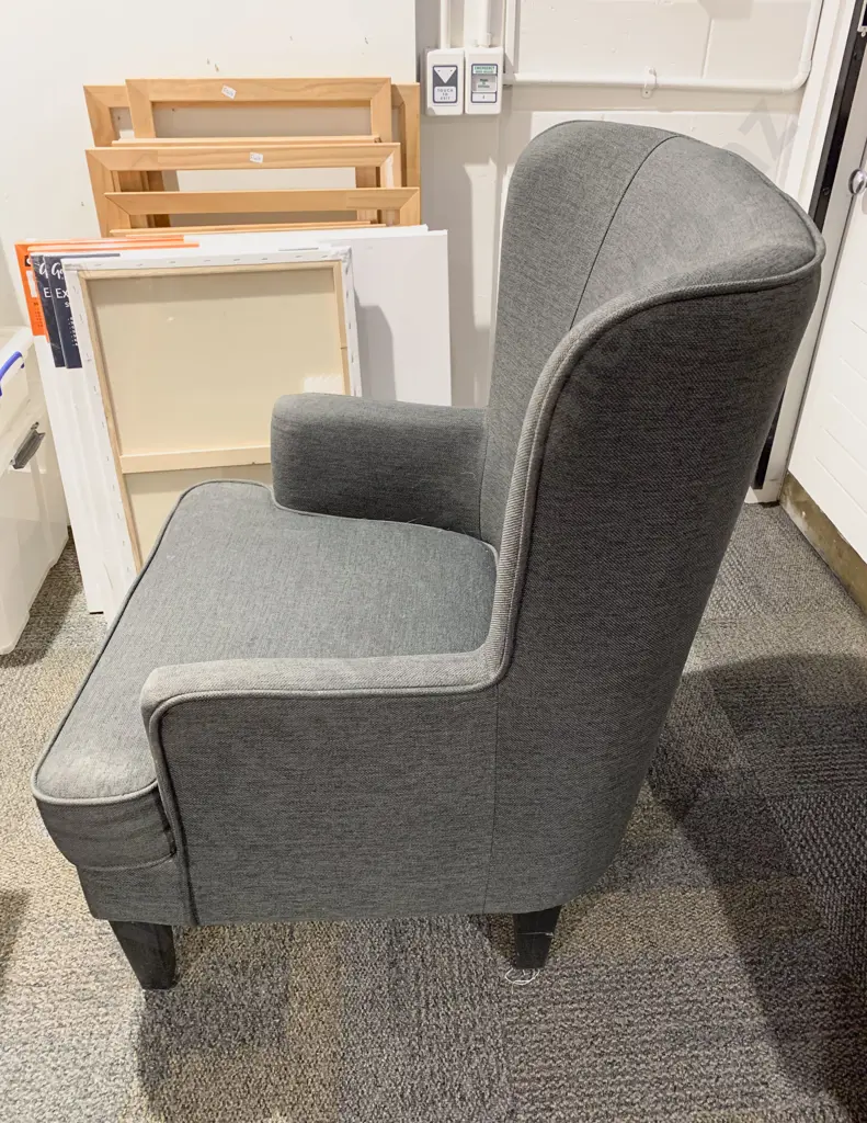 Modern Upholstered Armchair Image 1++