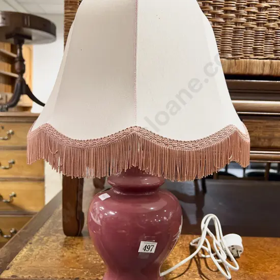 Vase Form Table Lamp