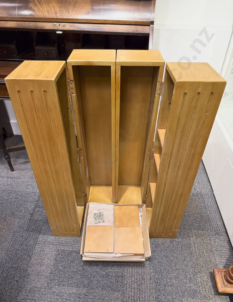 Folding Wooden Sectional Shelving Unit Image 1++