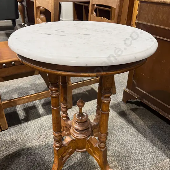 Marble Top Side Table