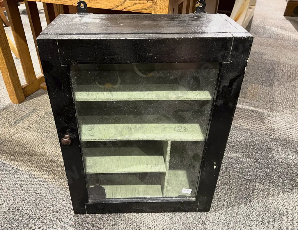 Glazed Door Wall Cabinet Image 1++