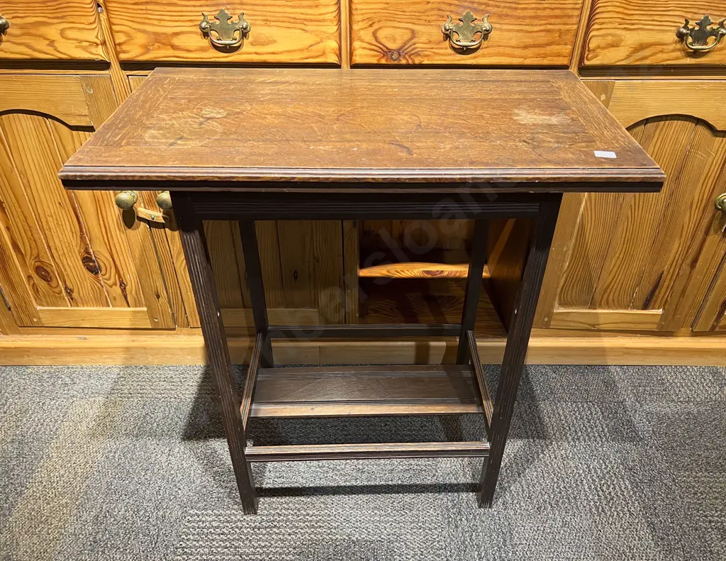 Oak Foldover Games Table Image 1++