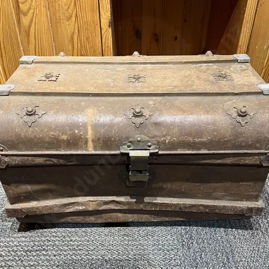 Vintage Tin Trunk