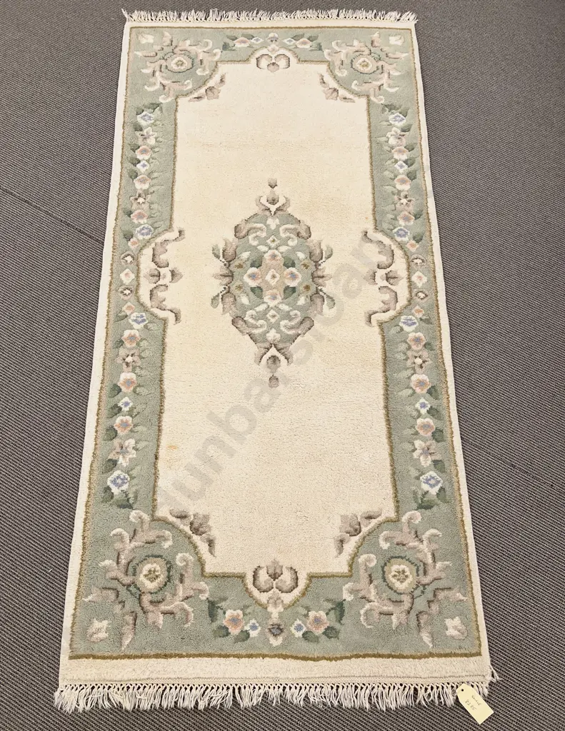 Chinese Floral Floor Rug Image 1++